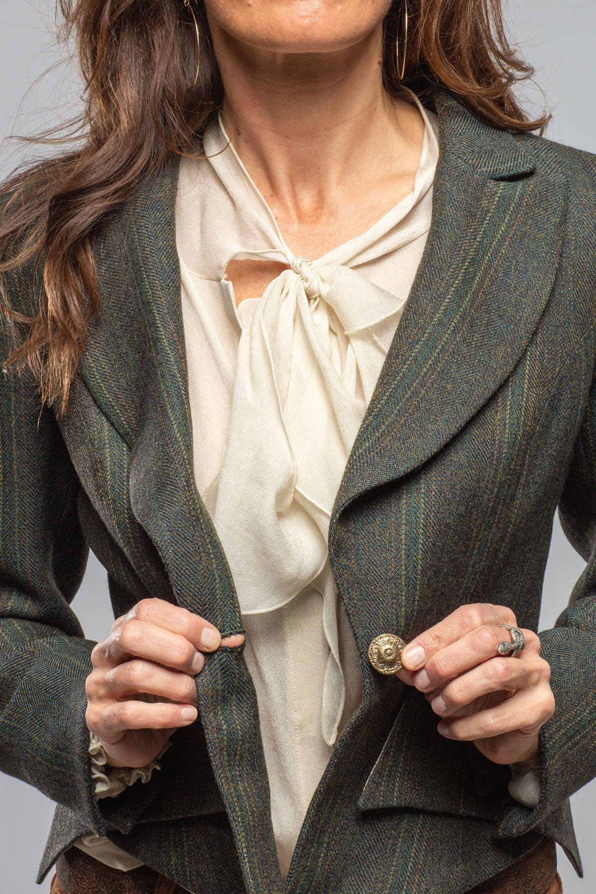 Fife Cropped Tweed Jacket - AXEL'S